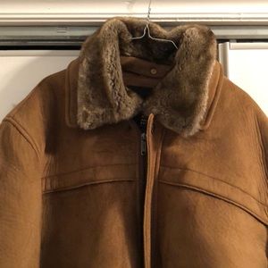 Men’s suede jacket.